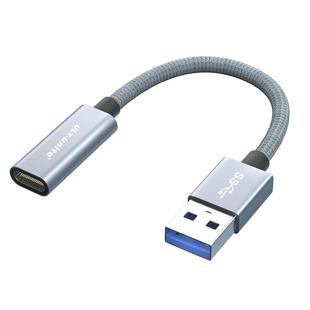 USB3.1公转Type-C母数据线转接头延长器高速传输适用于笔记本电脑连接移动硬盘数字解码耳机车载carplay充电