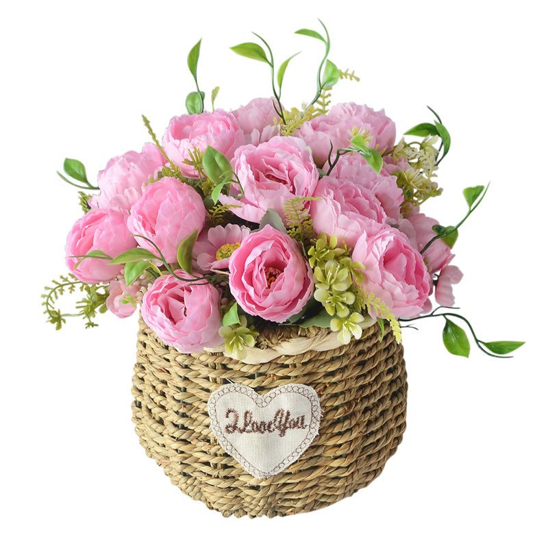 塑料花束装饰花假花摆件客厅花艺