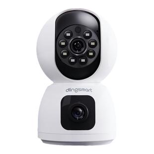 叮零智能室内摄影头无线家用远程手机带语音入户门监控摄像头叮零米家APP接入摄像头S1高清360度无死角双摄