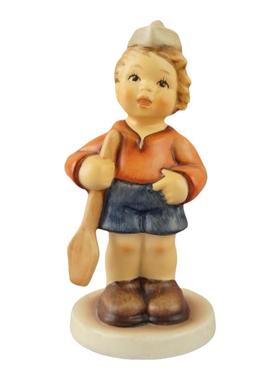 西洋收藏品 德国手工制作陶瓷喜姆娃娃人偶 欧式装饰可爱中古摆件