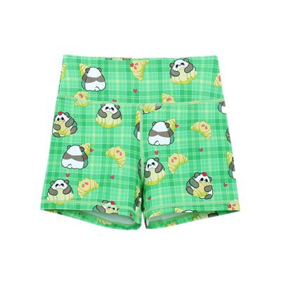 HARDSHIP熊猫牛角包运动短裤