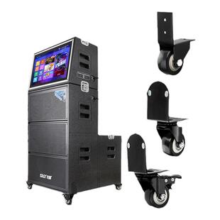 移动拉杆音箱轮子配件滑轮广场舞音响脚轮万向轮定向户外轱辘维修