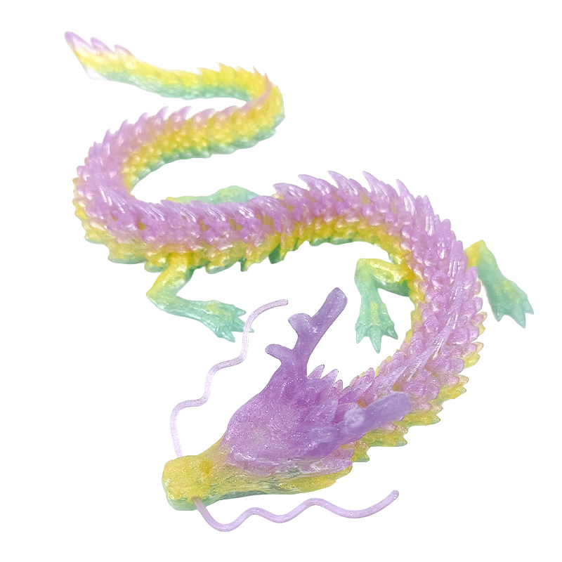 3d打印多色水晶龙环保PLA材料