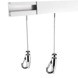 隐藏式挂画轨道画轨神器滑道挂画钩挂镜线挂画器轨道条可调节移动