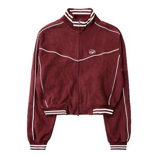 韩国badblood美式复古早秋运动风短款夹克外套宽松休闲弯刀裤套装