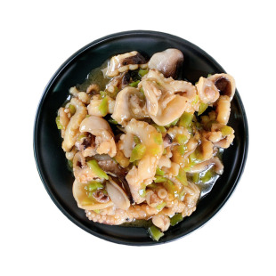 一泽芥末章鱼400g熟制调味即食日式料理小菜寿司八爪冷冻海鲜食材