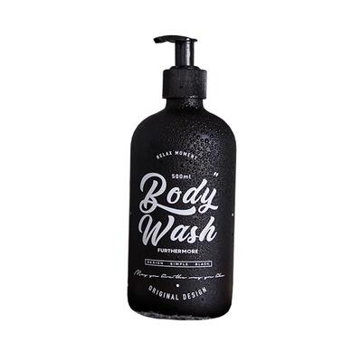 ins风黑色原创哑光材质分装瓶