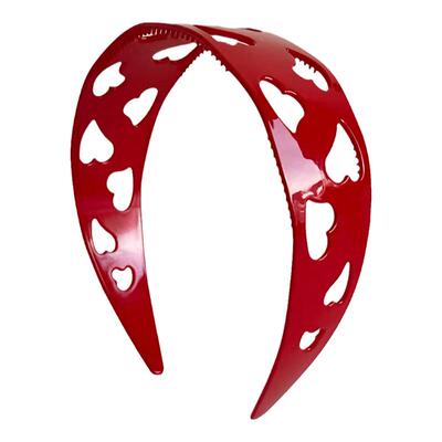 HEART爱心镂空红色发箍
