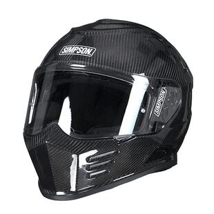 SIMPSON辛普森摩托车复古头盔全盔男女机车哈雷头盔M30碳纤维四季