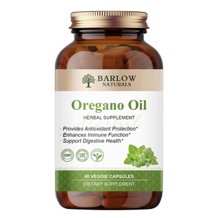 美国进口BARLOW NATURALS牛至油精华胶囊Oregano Oil肠胃免疫菌群