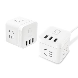 公牛插座usb充电魔方插排插线板接线板多功能家用转换器立式排插