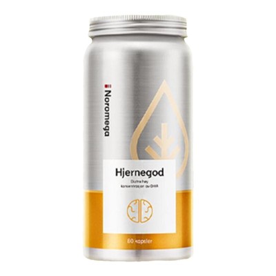 挪威Noromega大脑鱼油记忆力DHA补充软胶囊80粒学生omega非鱼肝油