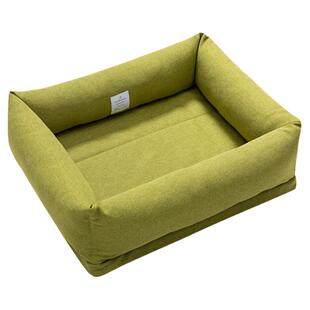 PetMassive极简复古防塌陷可拆洗绿色狗窝四季通用宠物窝狗床