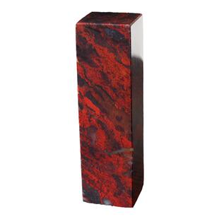 天然鸡血石印章桂林鸡血玉方章玉石篆刻私章原石料摆件闲章姓名章