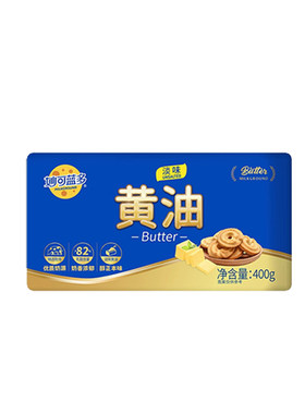 妙可蓝多淡味动物黄油400g*1烘焙