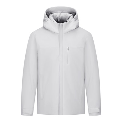 【蓄热】雅鹿鹅绒服男款羽绒服短款25年冬季新款连帽立领保暖外套