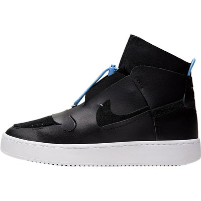 耐克女子皮革拼接高帮板鞋