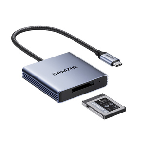 山泽相机读卡器CFexpress A内存储卡读取器usb3.2高速连接typec手机电脑平板适用大疆索尼佳能相机4K8k视频