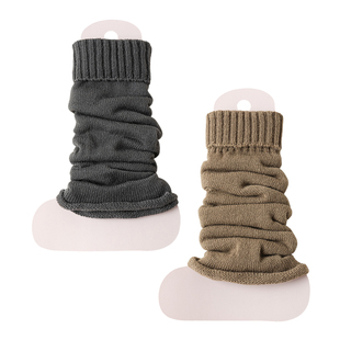 袜套女秋冬阔腿针织堆堆腿套护腿防滑y2k保暖配长靴丝袜小腿长袜