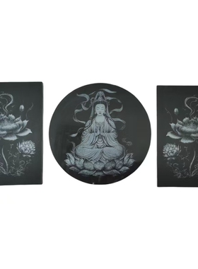 影雕人像定制观音菩萨佛像千手观音大理石工艺品宗教用品吉祥摆件