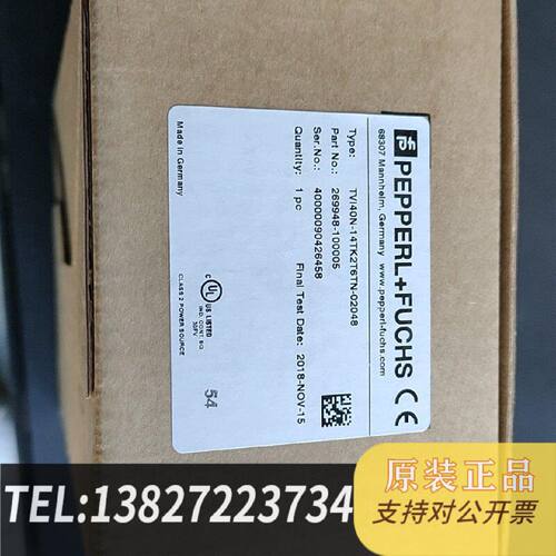 原装正品倍加福TVI40N14TK2T6TN02048货号2现货议价