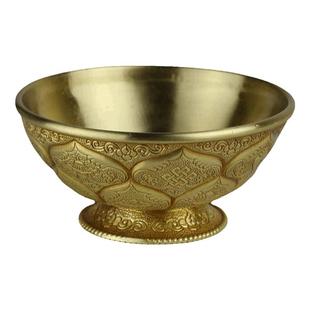 松吉仓 慧宝佛前桌面摆件供水碗八吉祥 供水杯供佛具大号一套七个