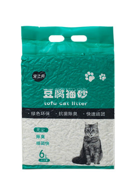 豆腐猫砂原味除臭无尘豆腐猫砂
