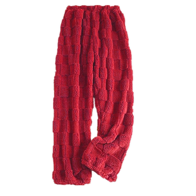 福利款加厚新款睡裤珊瑚绒居家裤