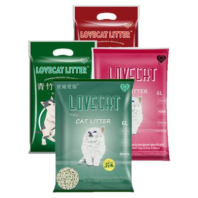 lovecat无尘除臭吸水绿茶豆腐猫