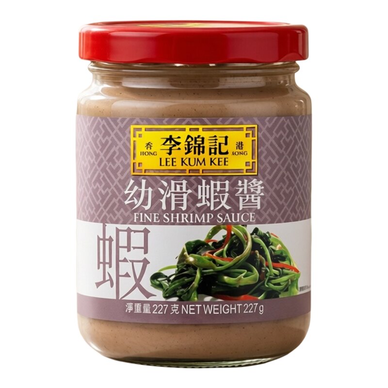 李锦记幼滑虾酱227g严选鲜银虾磨制天然生晒香味浓郁腌料腌味蒸炒
