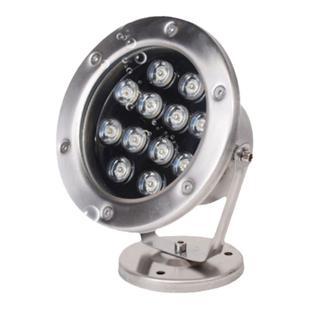 LED水底防水射灯水池景观射灯12V24v户外水下灯假山七彩喷泉射灯