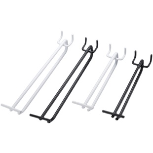 超市货架孔板黑色双线挂钩洞洞板白色双线挂钩三脚钩手机配件挂钩