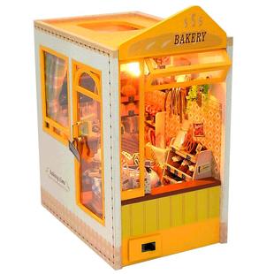 diy小屋手工拼装房子烘焙日记书立立体书微缩模型玩具生日礼物女