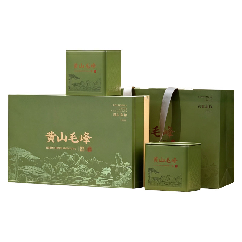 黄山毛峰旗舰店特级绿茶2026新茶安徽茶叶礼盒装中秋送礼长辈老师