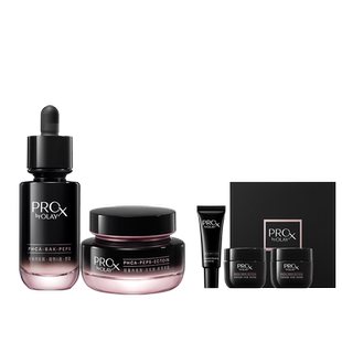 【OLAY×VERA WANG 七夕礼盒】淡纹黑管精华面霜眼霜精粹水套组
