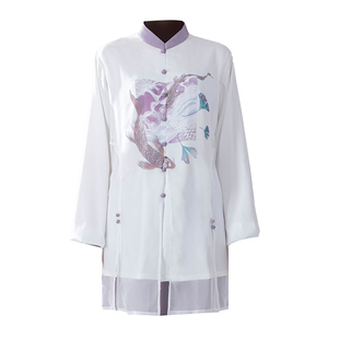 高端品牌表演太极服女2026新款太极拳比赛年轻人漂亮八段锦练功服