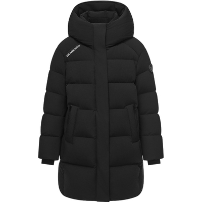 坦博尔25冬新款鹅绒童装羽绒服男女童中长款加厚百搭宽松保暖外套