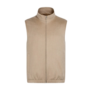 25秋冬新品SUITSUPPLY-驼色驼绒商务休闲背心马甲