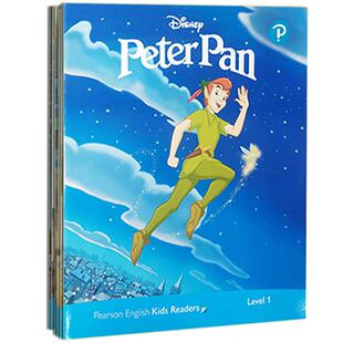 正版培生朗文少儿英语迪士尼绘本Kids Readers Level 1级别套装(6本)PeterPan彼得潘/COCO/rozen Olaf Likes Summer/小飞象 含音频