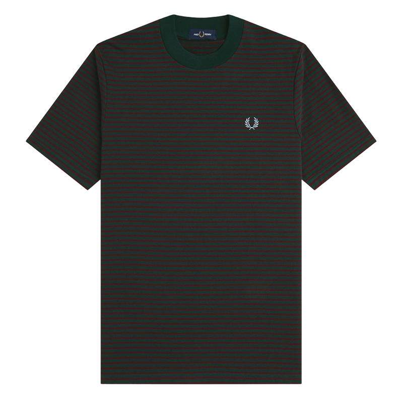 FREDPERRY条纹短袖T恤活力复古
