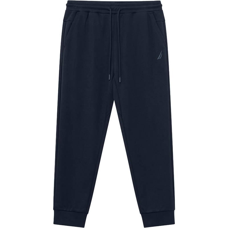 NAUTICA/诺帝卡男装复合银狐绒保暖舒适针织长裤春秋休闲裤KC3403