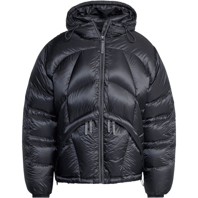 Adidas阿迪达斯三叶草男子EQT宽松保暖休闲连帽羽绒服JV7653