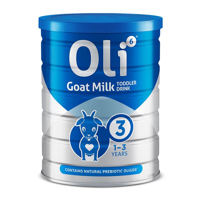 【自营】新效期 澳洲Oli6/颖睿益生元婴幼儿配方羊奶粉3段800g/罐