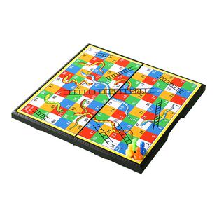 蛇棋游戏飞行棋多功能棋蛇梯棋儿童小学生游戏棋跳棋亲子益智玩具