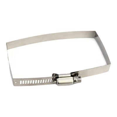 【专票13%】304不锈钢方形喉箍