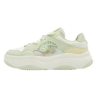 乔丹质燥雪糕鞋女2025秋季轻便透气运动休闲板鞋女鞋QDL052252520