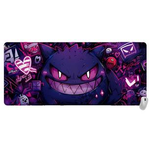 卡通耿鬼鼠标垫超大加厚办公桌垫电脑键盘垫动漫电竞游戏鼠标垫