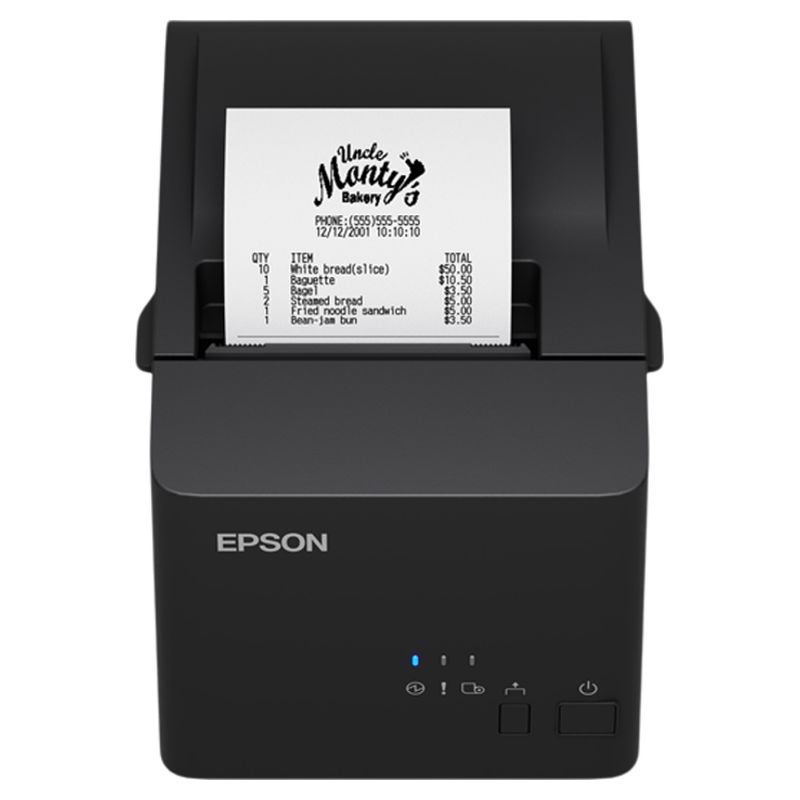 Epson/爱普生TM-T83III 80mm快速热敏小票打印机厨房餐饮奶茶店