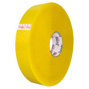 机用透明胶带快递打包封箱封口胶布黄色加厚宽胶带打包机专用胶纸