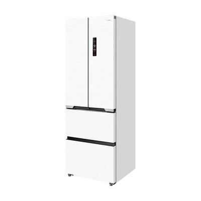 美的60cm厚度超薄冰箱421法式多门零嵌入式电冰箱家用风冷无霜